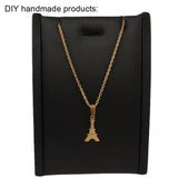 5pcs Tower Charms Stainless Steel Pendants DIY Accessories