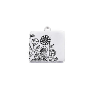 5pcs Stainless Steel Flower Pendant for Necklace Making