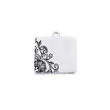 5pcs Stainless Steel Flower Pendant for Necklace Making