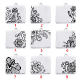 5pcs Stainless Steel Flower Pendant for Necklace Making