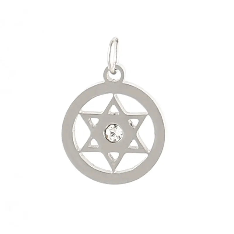 5pcs Stainless Steel Star Charms DIY Jewelry Making Components