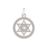 5pcs Stainless Steel Star Charms DIY Jewelry Making Components