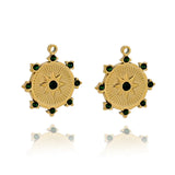 5pcs Stainless Steel Star Zircon Charms Necklace Sun Pendants DIY Jewelry