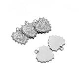 5pcs Stainless Steel Eyes Pendant Charms for Jewelry Making