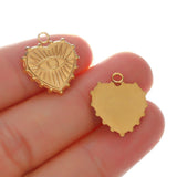 5pcs Stainless Steel Eyes Pendant Charms for Jewelry Making