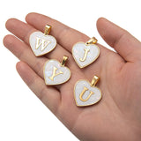 5pcs Stainless Steel A-Z Letter Charms for DIY Jewelry Making