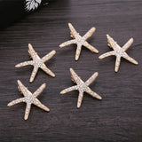 Gold Starfishes Hair Clip Sea Star Hairpin Hair Accessories