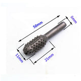 5pcs Steel Rotary Rasp Files Milling Cutter Burrs Bits 6mm Shank
