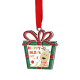 5pcs Sublimation Christmas Pendants Metal Ornaments Xmas Tree Decor for Home