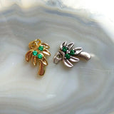 5pcs Summer Beach Coconut Tree Pendant Vintage Style Charm Bracelet DIY Jewelry
