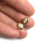 5pcs Evil Eye Square Beads for Bracelet Necklace Y