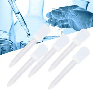 5pcs Silicone Transfer Pipettes Calibrated Liquid Dropper for Lab DIY Art