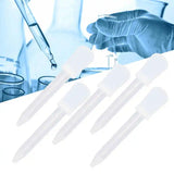5pcs Silicone Transfer Pipettes Calibrated Liquid Dropper for Lab DIY Art