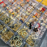 5pcs Acrylic Box with Lid 8.5*8.5*3.5cm for Jewelry Packing Display