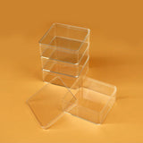 5pcs Acrylic Box with Lid 8.5*8.5*3.5cm for Jewelry Packing Display