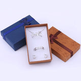 5pcs Jewelry Organizer Box Travel Accessories Case Display Paper Packaging