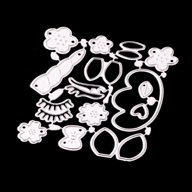 5pcs Unicorn Frame Metal Cutting Dies for Scrapbook Decoration