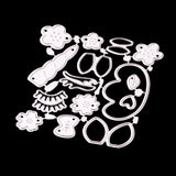 5pcs Unicorn Frame Metal Cutting Dies for Scrapbook Decoration