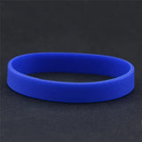 5pcs Unisex Silicone Rubber Basketball Bracelets Sports Bangle