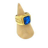 5pcs Unpainted Cone Wooden Ring Display Stand Holder