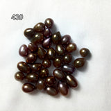 5pcs Vacuum-pack Oyster Wish Pearls, Freshwater Mussel Shell, 6-7MM Oval Bead