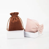 5pcs Velvet Jewelry Gift Bags 7x9cm Drawstring Ring Earring Necklace Packaging