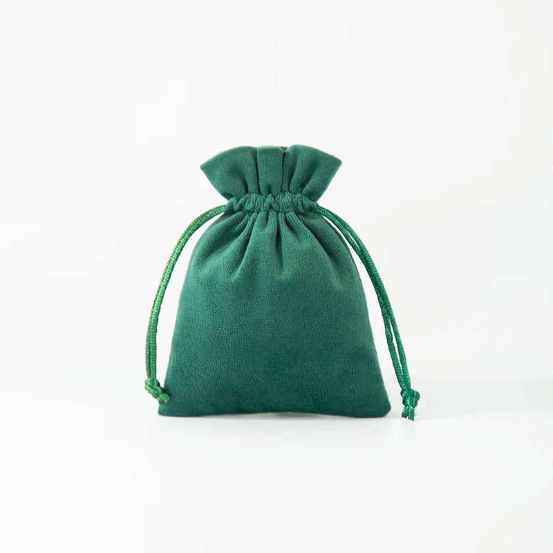 5pcs Velvet Jewelry Gift Bags 7x9cm Drawstring Ring Earring Necklace Packaging
