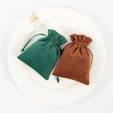 5pcs Velvet Jewelry Gift Bags 7x9cm Drawstring Ring Earring Necklace Packaging