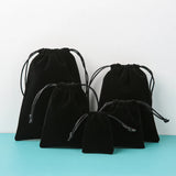 5pcs Velvet Small Jewelry Bag Wedding Gift Drawstring Pouches