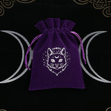 5pcs Velvet Tarot Storage Bag Drawstring Witchcraft Supplies