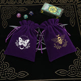 5pcs Velvet Tarot Storage Bag Drawstring Witchcraft Supplies