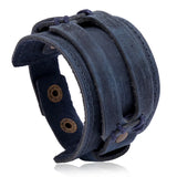 Vintage Punk Retro Leather Bracelet Men Wrap Bracelets & Bangles