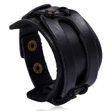 Vintage Punk Retro Leather Bracelet Men Wrap Bracelets & Bangles