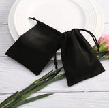 5pcs Wedding Favors For Guests Flannel Velvet Jewelry Organizer Gift Bags