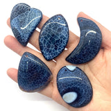 5pcs Agate Necklace Pendant Drop Shape Crystal Charm DIY Earring