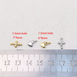 5pcs Stainless Steel High Mini Lips Jewelry Charms Pendant