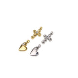 5pcs Stainless Steel High Mini Lips Jewelry Charms Pendant