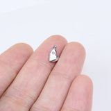 5pcs Stainless Steel High Mini Lips Jewelry Charms Pendant