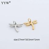 5pcs Stainless Steel Necklace Pendants for DIY Jewelry Making