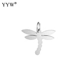 5pcs Stainless Steel Necklace Pendants for DIY Jewelry Making