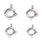 5pcs Stainless Steel Round Lobster Vacuum Plate Jewelry Making DIY
