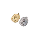 5pcs Stainless Steel Rose Flower Charms Pendant DIY Jewelry