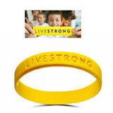 5pcs Inspire Silicone Bracelet LIVE STRONG Rubber Wrist Bands
