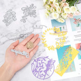 5pcs Word Frame Metal Cutting Dies for Card Making DIY Scrapbooking
