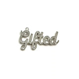 5pcs Zircon Pave Tag Pendant Charm for Bracelet Gift