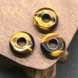 5pcs 8x14mm Natural Crystal Large Hole Abacus Beads Jewelry Making DIY