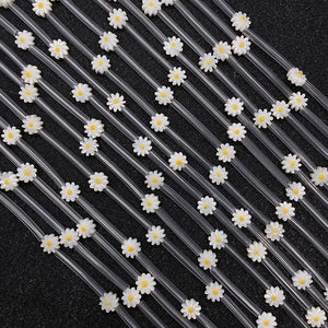 5pcs/bag Daisy Sunflower MOP Shell Beads for DIY Jewelry Making