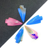 5pcs Agate Bead Powder Irregular Anchor Stone Pendant DIY Making Jewelry