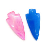 5pcs Agate Bead Powder Irregular Anchor Stone Pendant DIY Making Jewelry