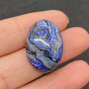 5pcs Tiger Eye Rose Quartz Sodalite Oval Agate Stone Jewelry Accessories